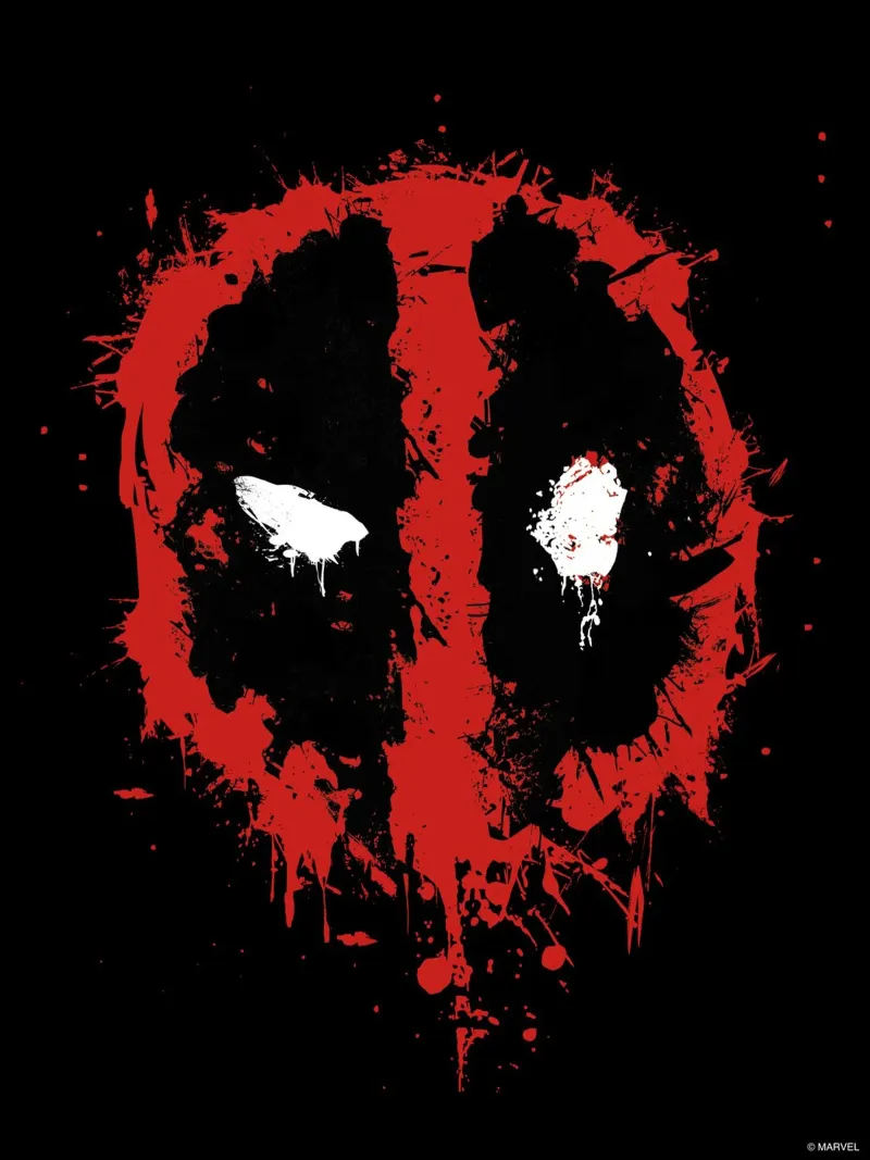 Deadpool - Logo im Chaos plexiglass da MARVEL Designs by JUNIQE