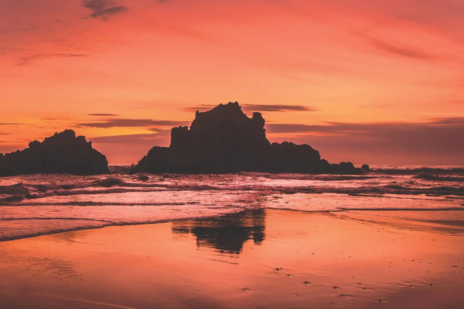 Big Sur Sunset 2 pellicola backlit da Dave Hare Photography