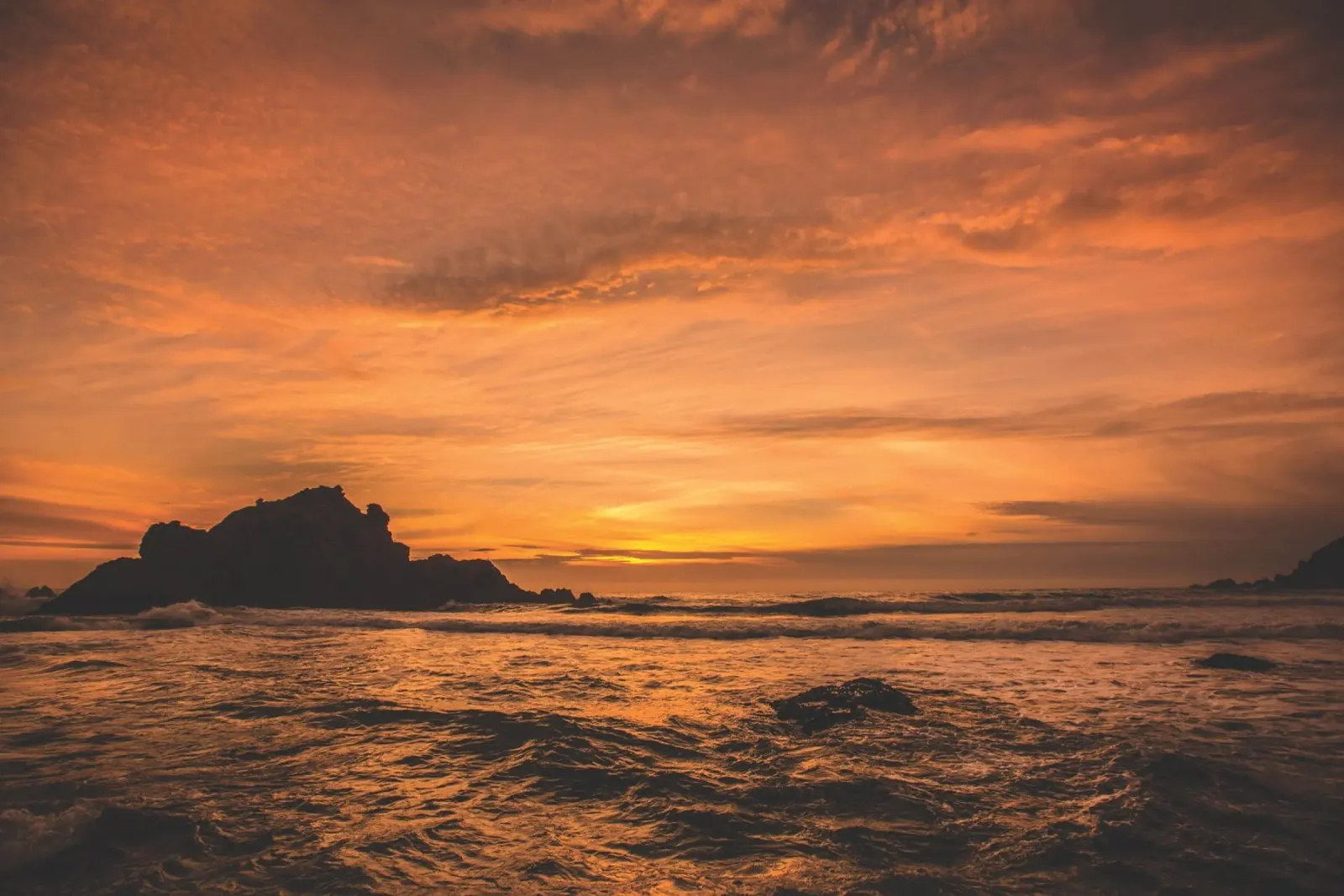 Golden Sunset canvas by Dave Hare Photography