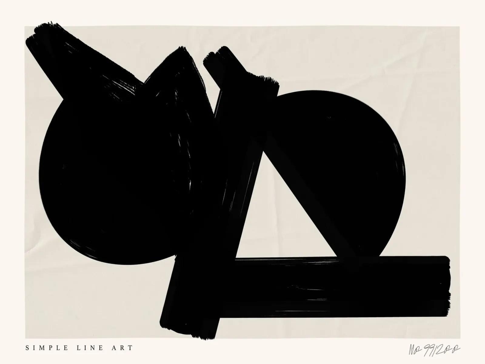 Simple Art Line No 34 pannello forex da treechild