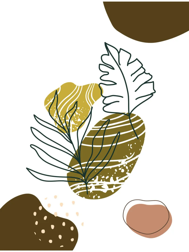 Fiori estetici moderni e minimalisti tela da YSV MINIMALIST