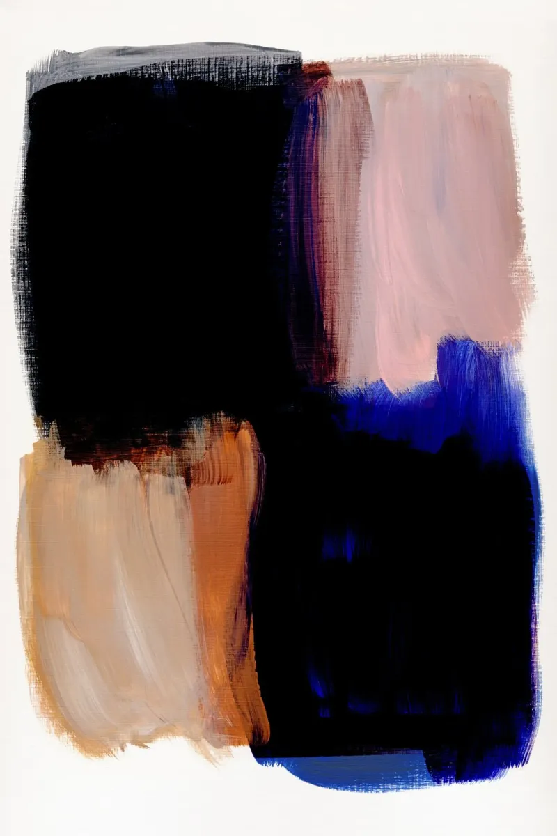 Abstract Brush Strokes 132 alluminio dibond da Mareike Böhmer