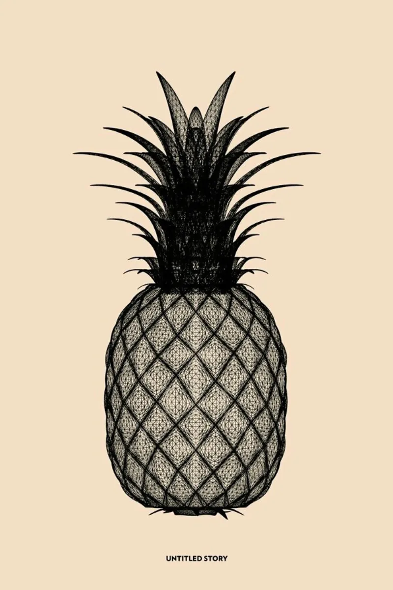 Ananas 2 pellicola backlit da Marc Schulthess