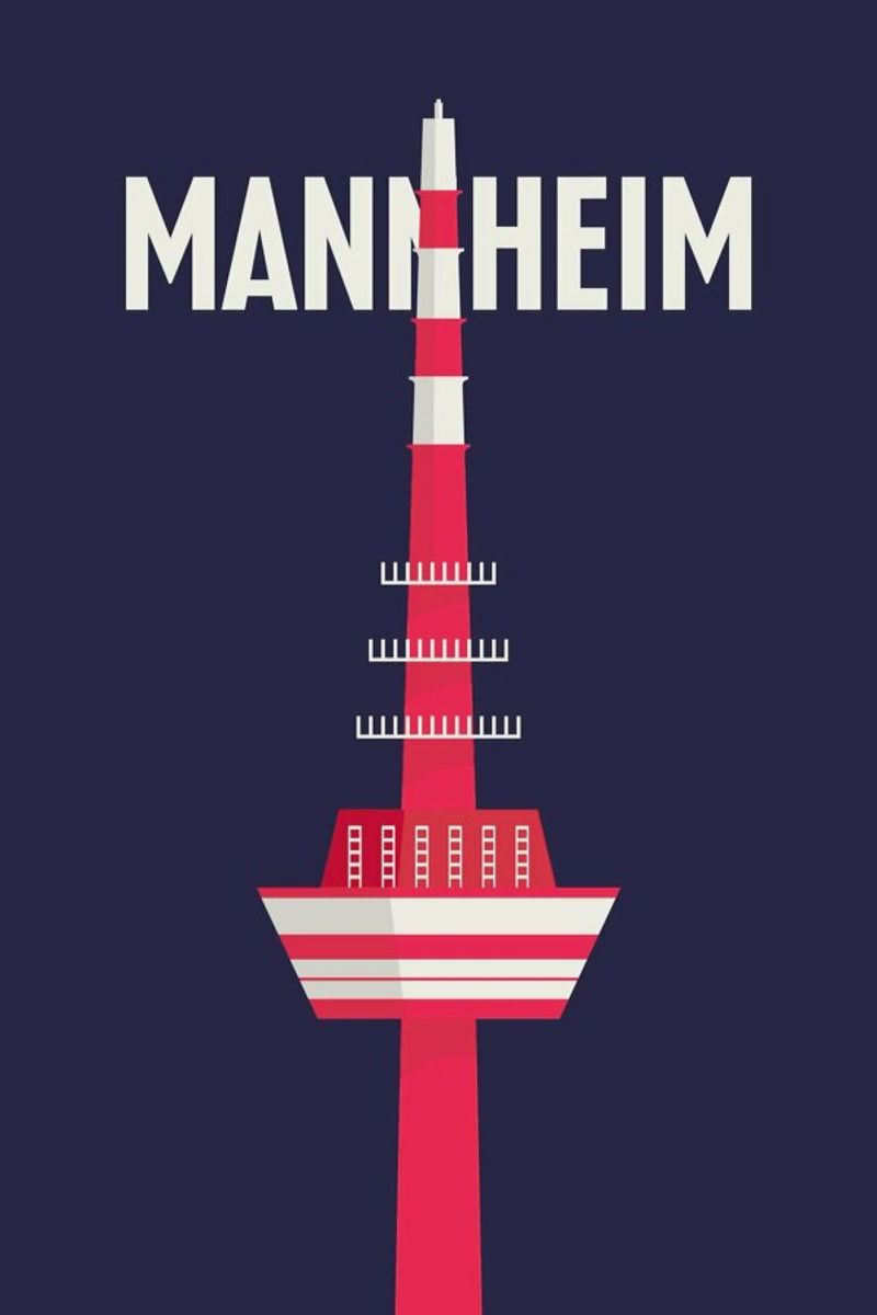 Mannheim Poster von Designliga Products GmbH & Co. KG