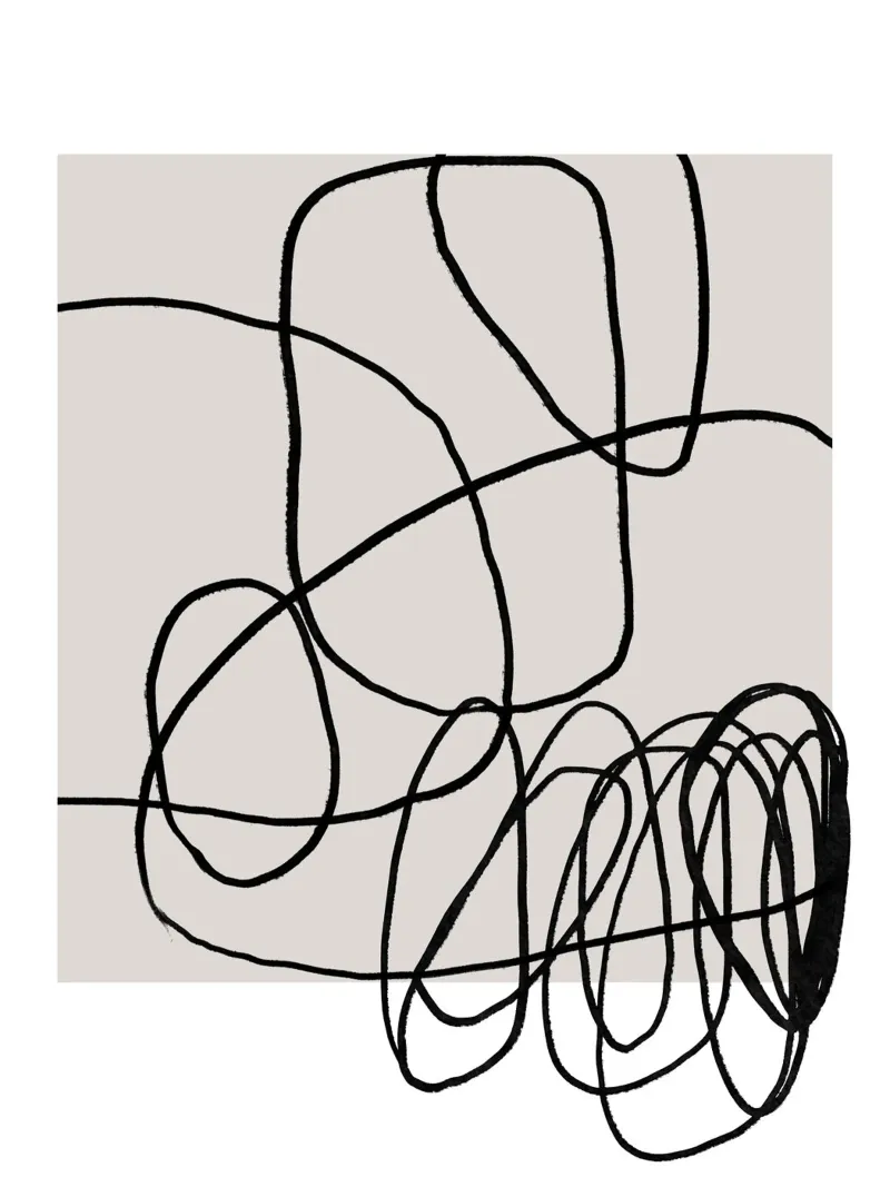 Simple Art Line No carta hahnemühle da treechild