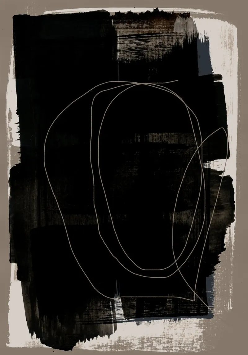 Abstract Brush Strokes 180Z carta hahnemühle da Mareike Böhmer