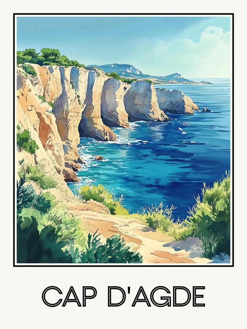 Cap d'Agde plexiglass da Frame the World