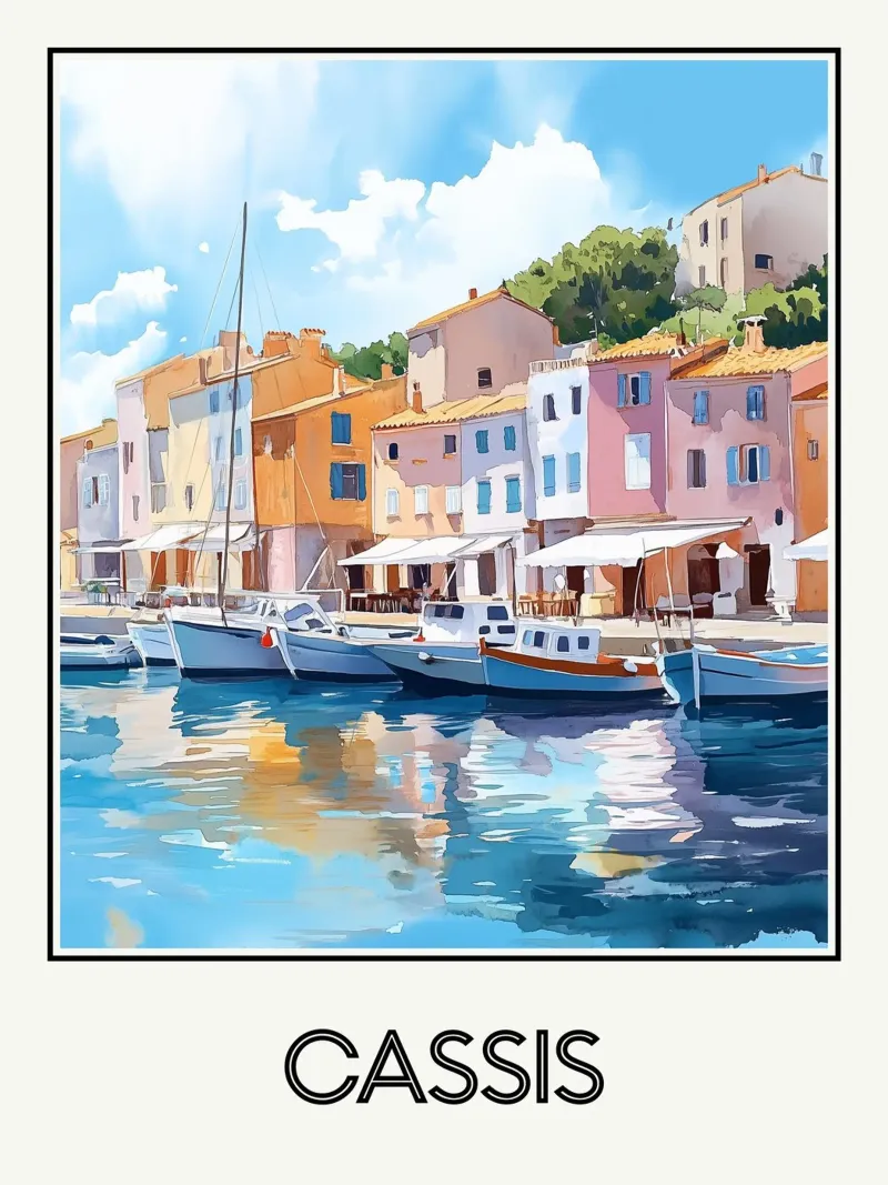 Cassis poster da Frame the World