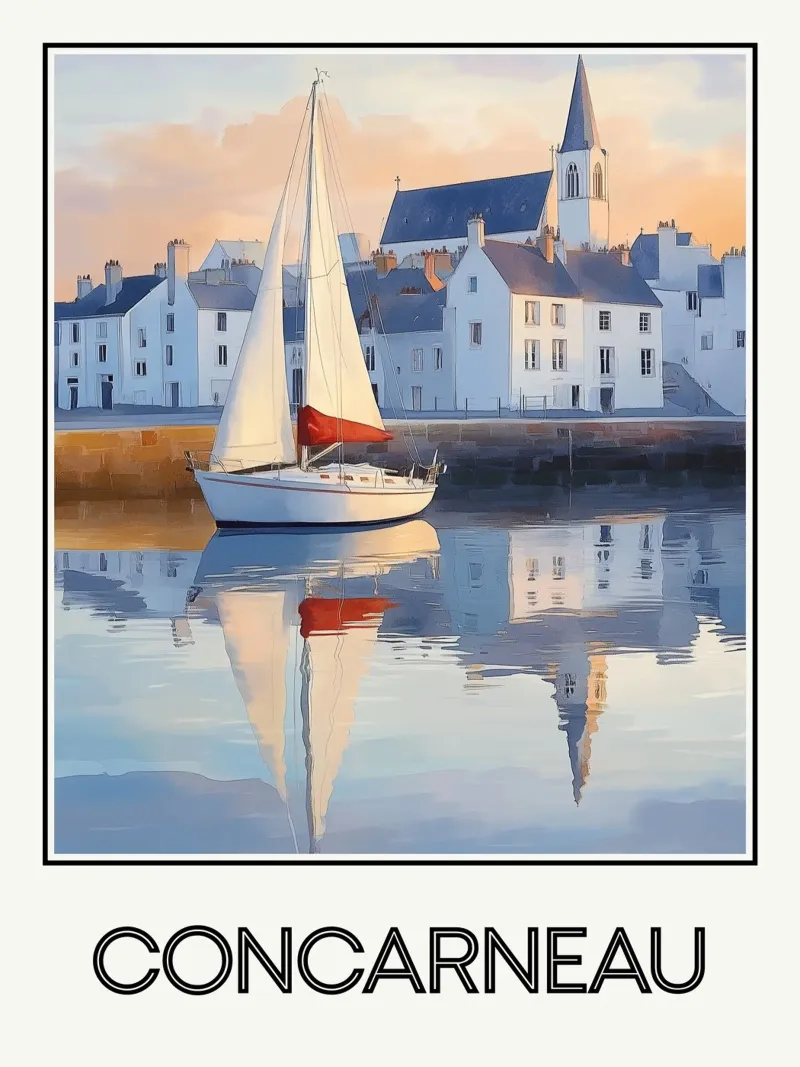 Concarneau carta hahnemühle da Frame the World