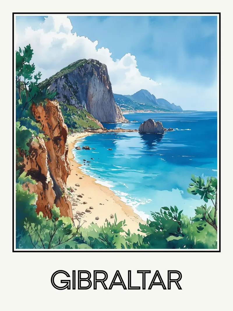 Gibilterra poster da Frame the World