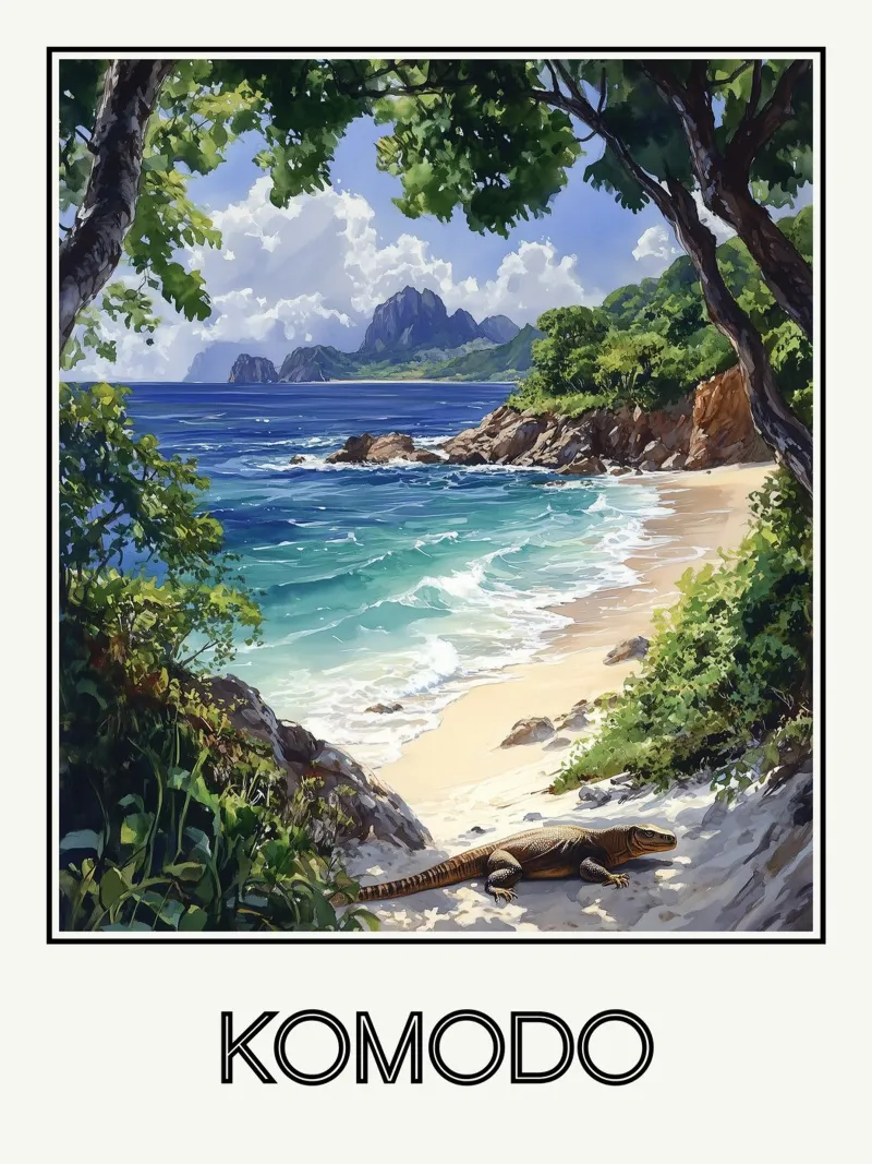Komodo poster da Frame the World