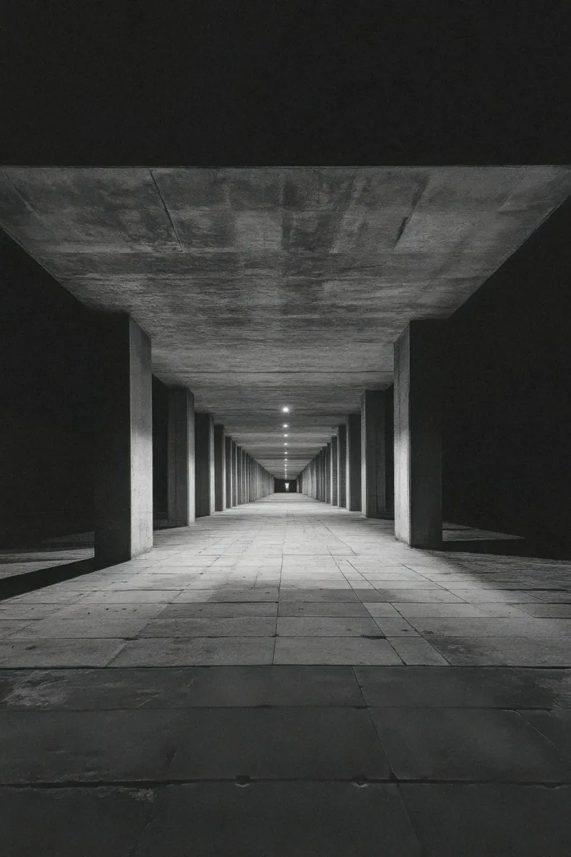 Palermo - Infinite Perspective: The Minimalist Escape hahnemühle by By Night