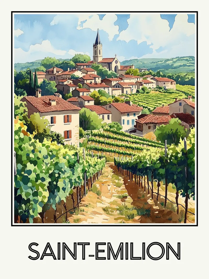 Saint-Émilion carta hahnemühle da Frame the World