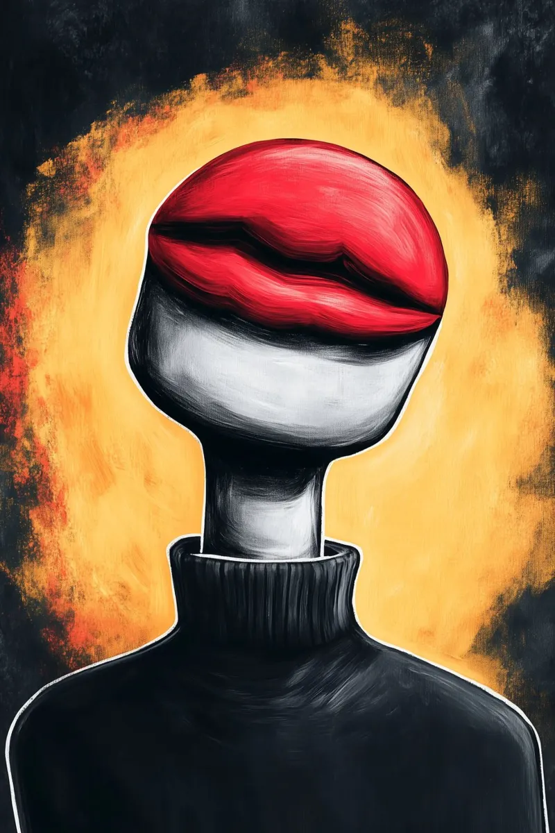 Palabras silenciosas en el eco de una realidad surrealista hahnemühle de melipo-art