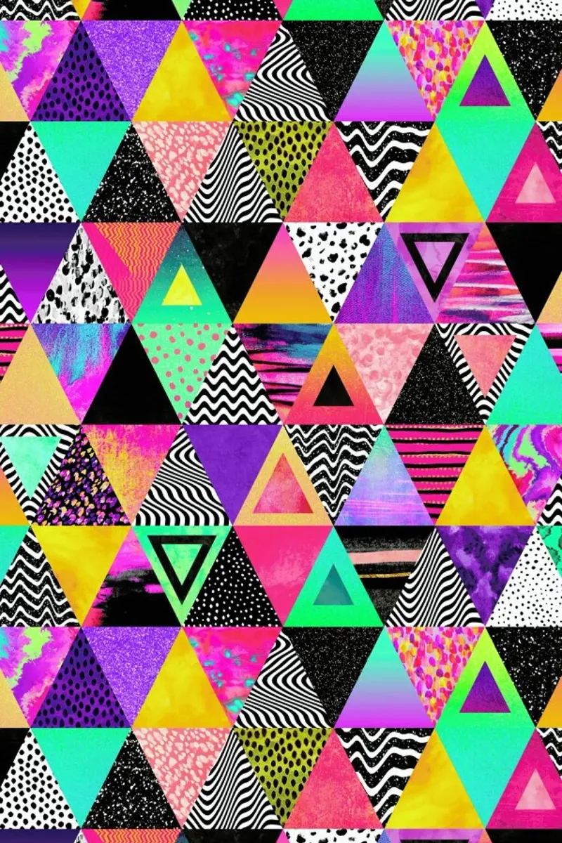 Quirky Triangles alluminio dibond da Elisabeth Fredriksson
