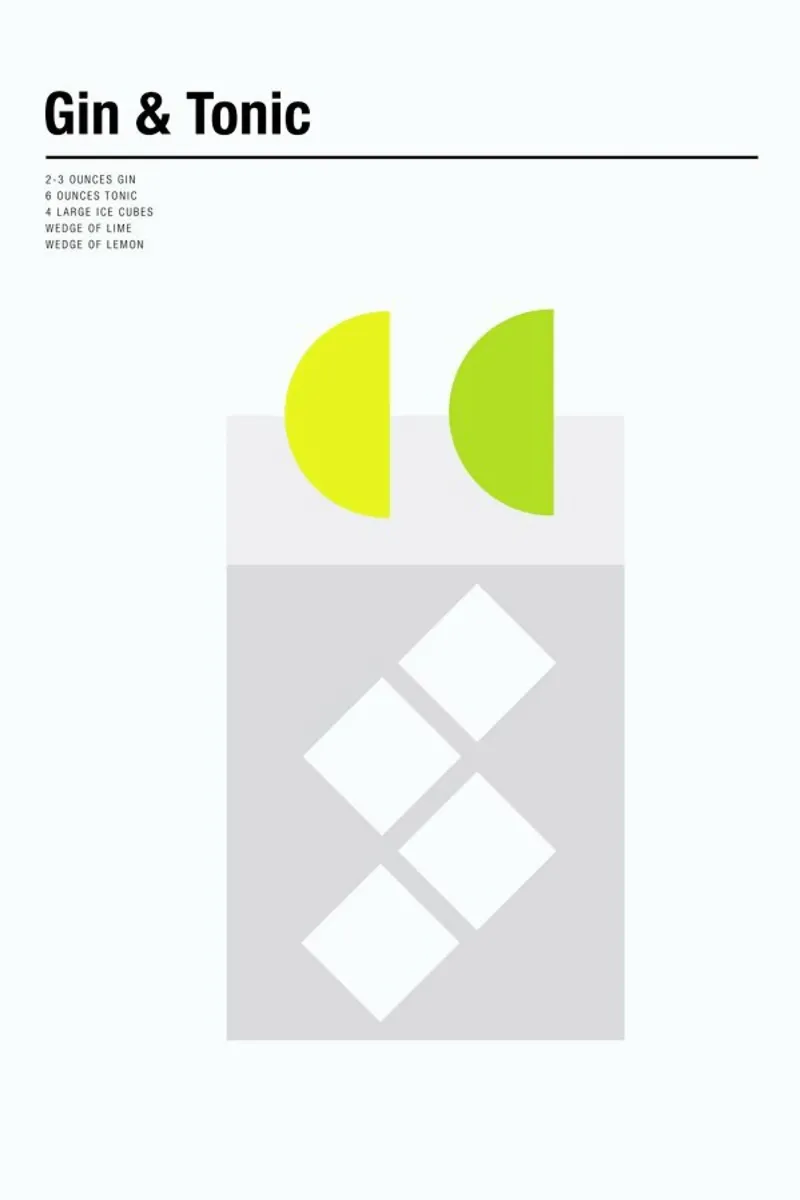Gin & Tonic poster by Nick Barclay