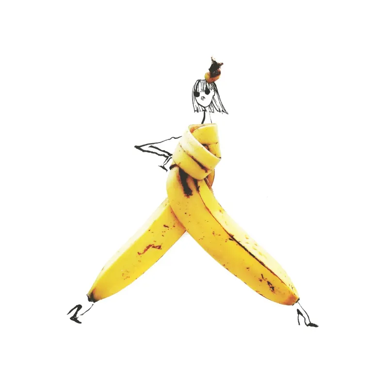 La Banana pellicola backlit da Gretchen Roehrs