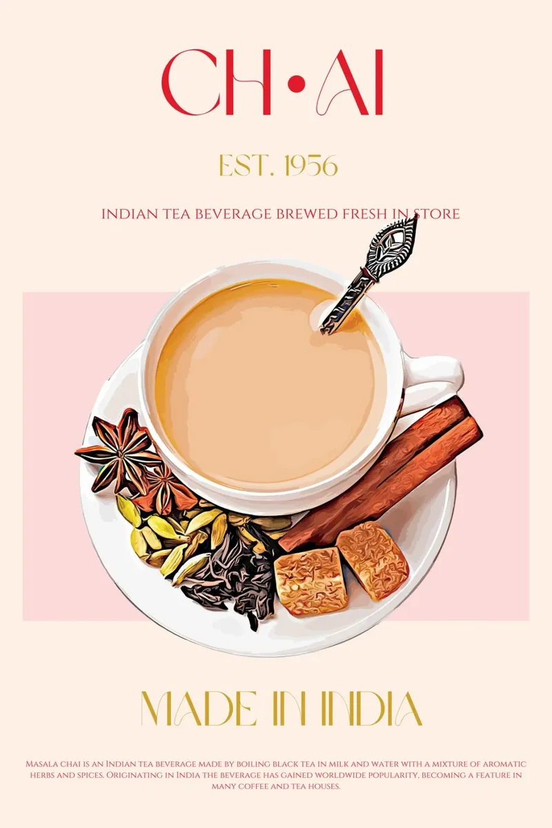 Masala Chai Print hahnemühle de KOKRPrints