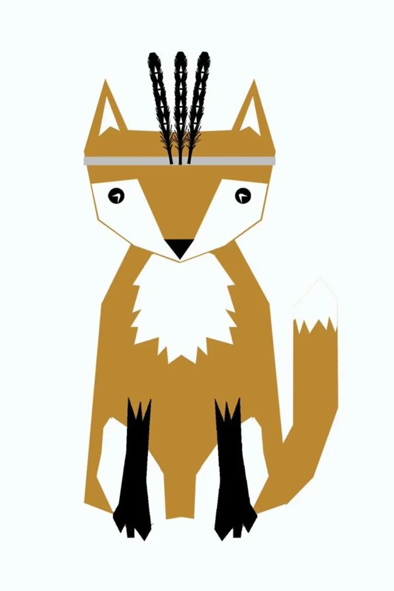 Southwest Fox carta hahnemühle da Charlotte Winter