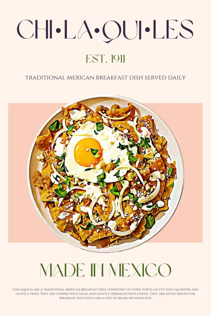 Chilaquiles Print metacrilato de KOKRPrints