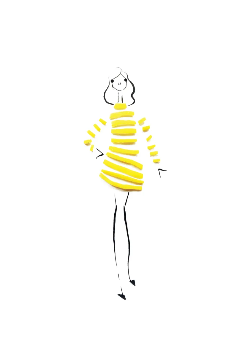 Citrus Stripes pellicola backlit da Gretchen Roehrs