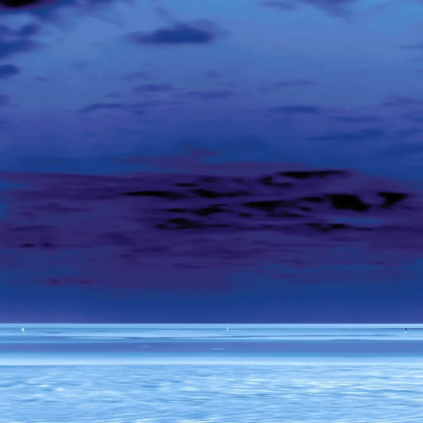 Night Beach acryl van steffi photographer