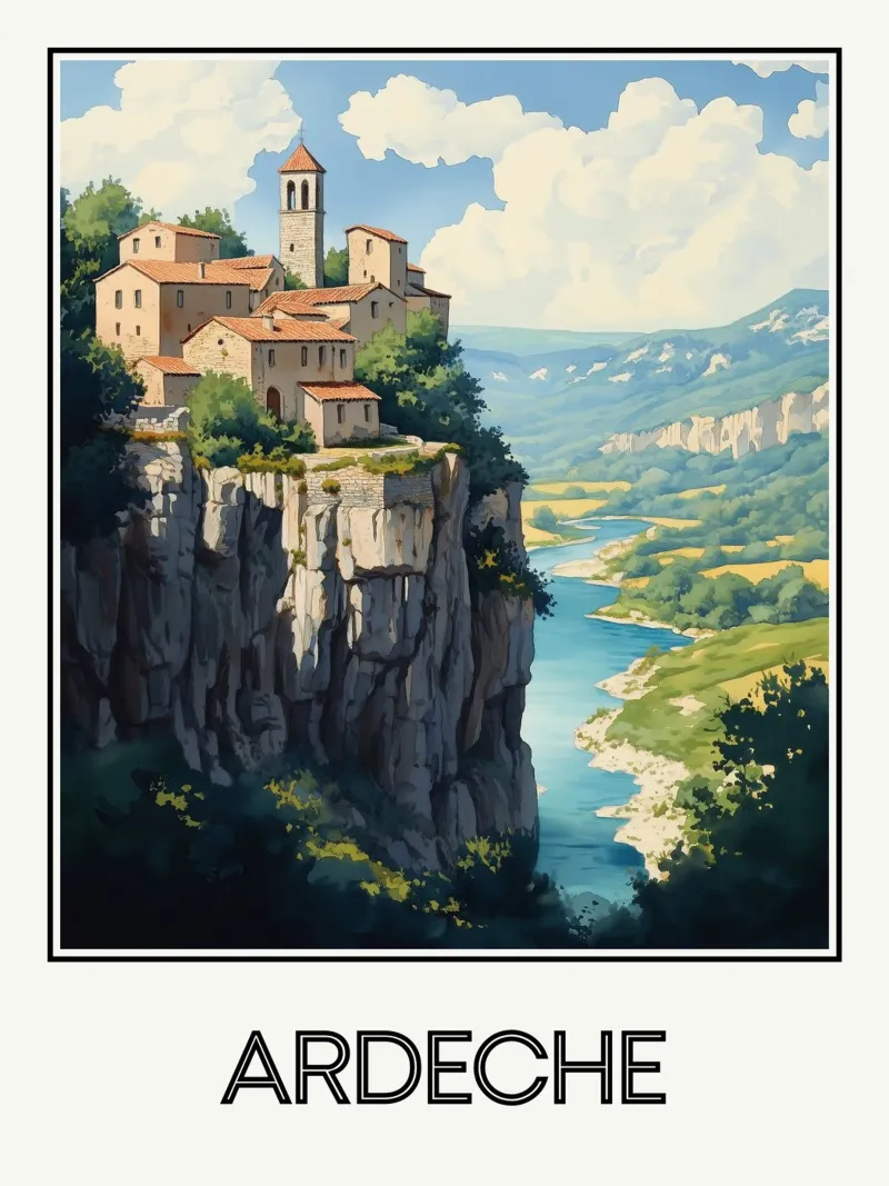 Ardèche alluminio dibond da Frame the World