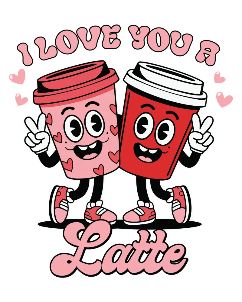 I love you a latte pellicola backlit da edsonramosart