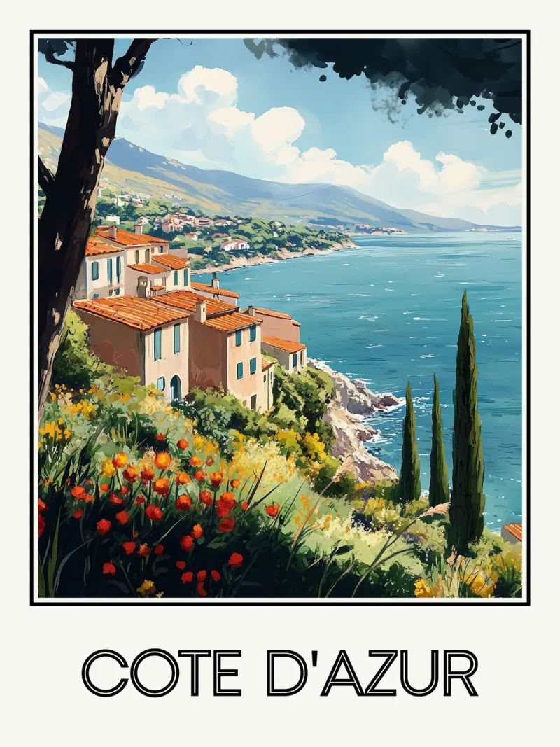 Costa Azzurra carta hahnemühle da Frame the World