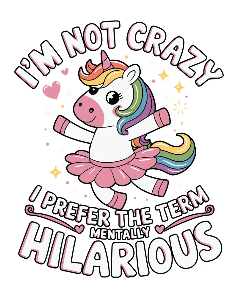 I'm not crazy, I prefer the term mentally hilarious pellicola backlit da edsonramosart