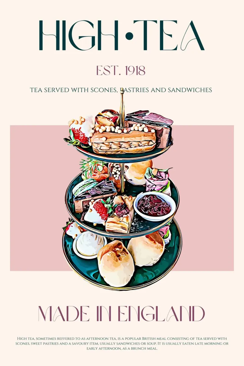 Stampa High Tea plexiglass da KOKRPrints
