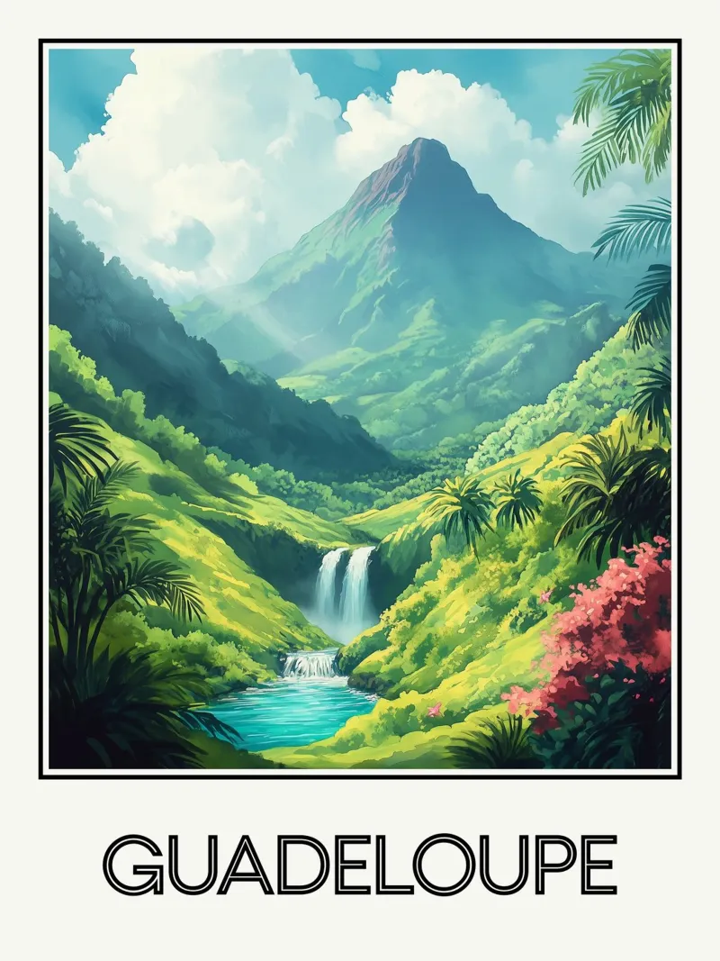 Guadalupa poster da Frame the World