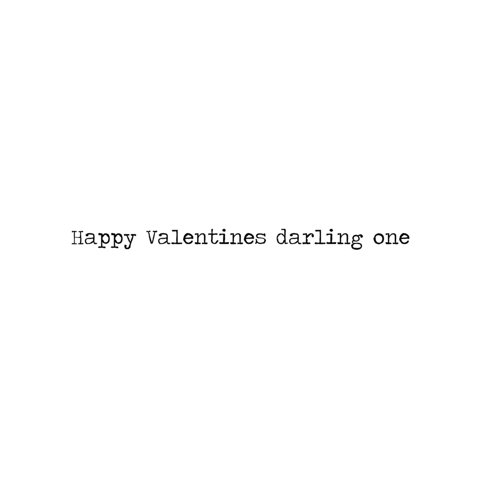 Happy Valentines Day Darling Typewriter Typography Quote hahnemühle by Summer Soul Co. - Quotes
