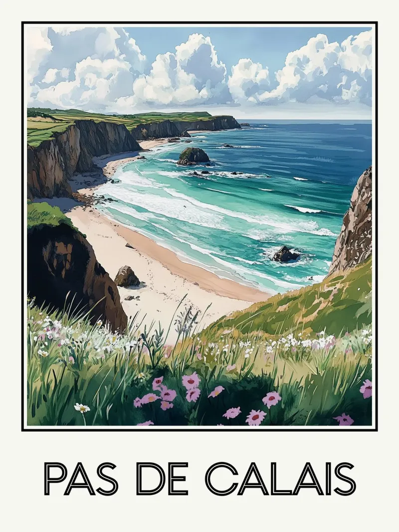 Pas de Calais alluminio dibond da Frame the World