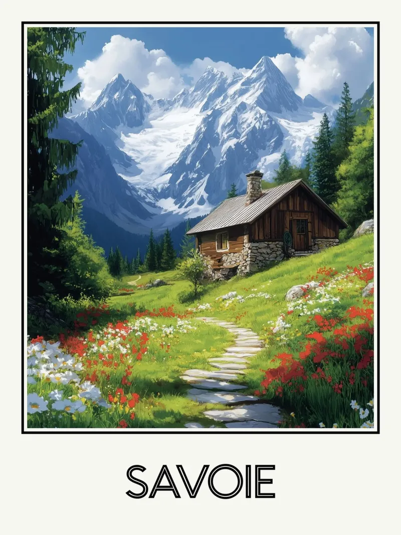 Savoia poster con telaio in alluminio da Frame the World
