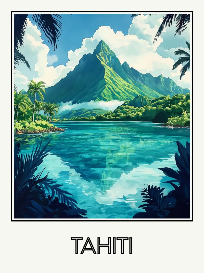Tahiti carta hahnemühle da Frame the World