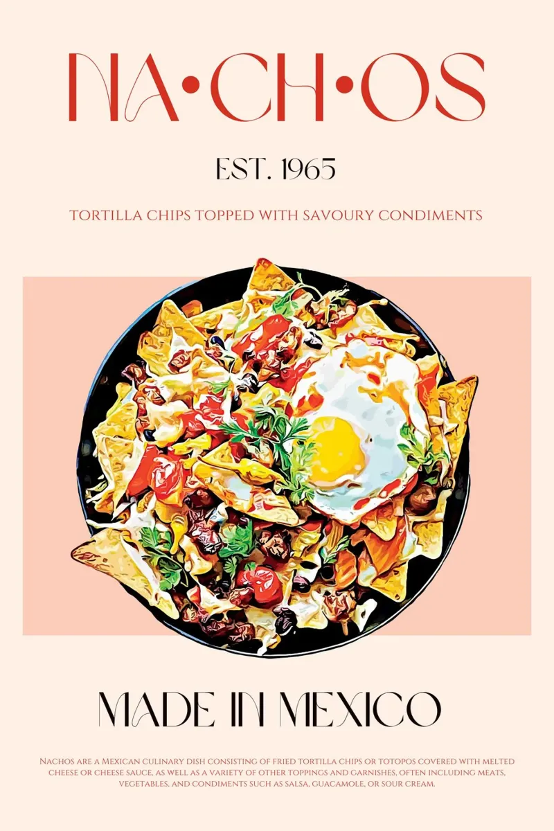 Nachos Print metacrilato de KOKRPrints