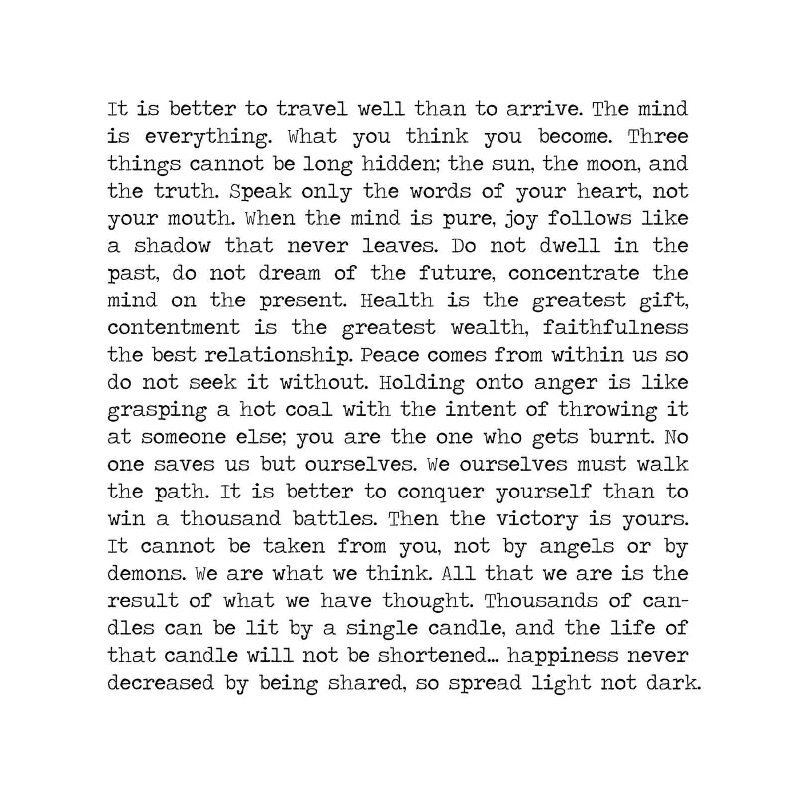 Buddha's Buddhismus Achtsame Weisheitslehren Zitat Hahnemühle von Summer Soul Co. - Quotes