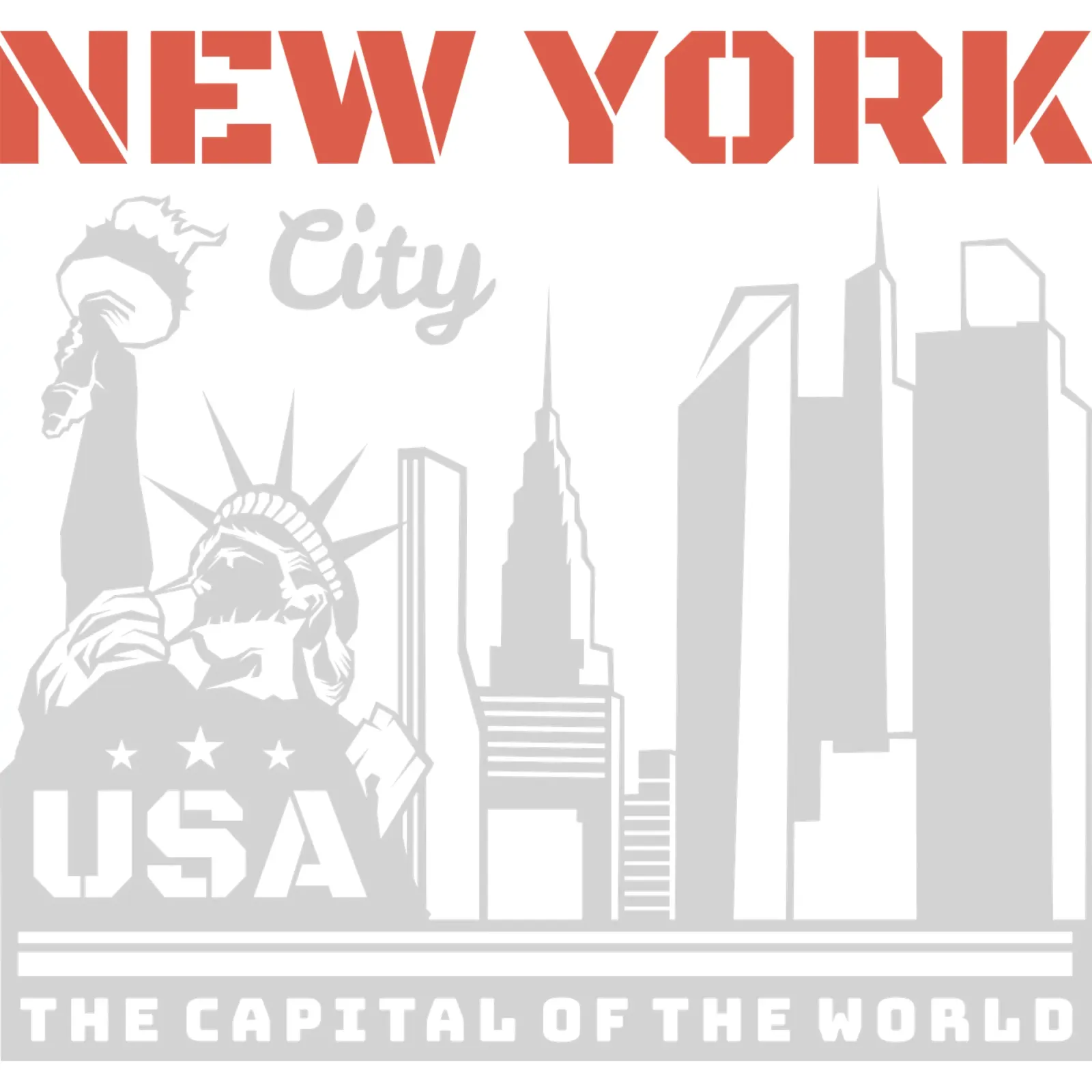 New York city-USA classic art design hahnemühle by rivariahill