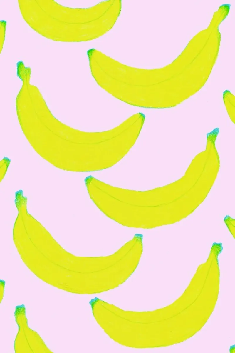 Spontaneous Bananas Alu-Dibond von Natalie Foss
