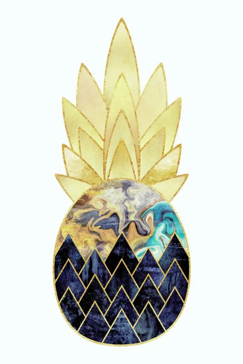 Precious Pineapple 1 pellicola backlit da Elisabeth Fredriksson