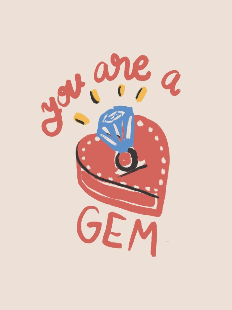 You Are a Gem pellicola backlit da Magnific