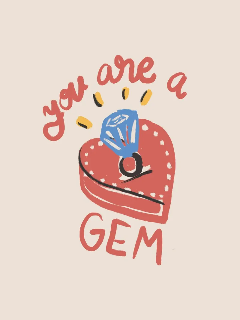 You Are a Gem pellicola backlit da Magnific