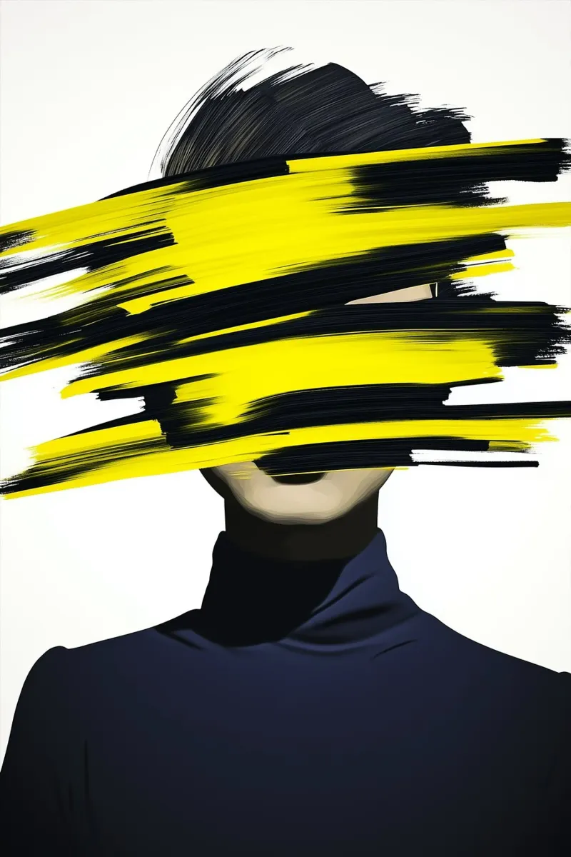 Identità cancellata carta hahnemühle da melipo-art