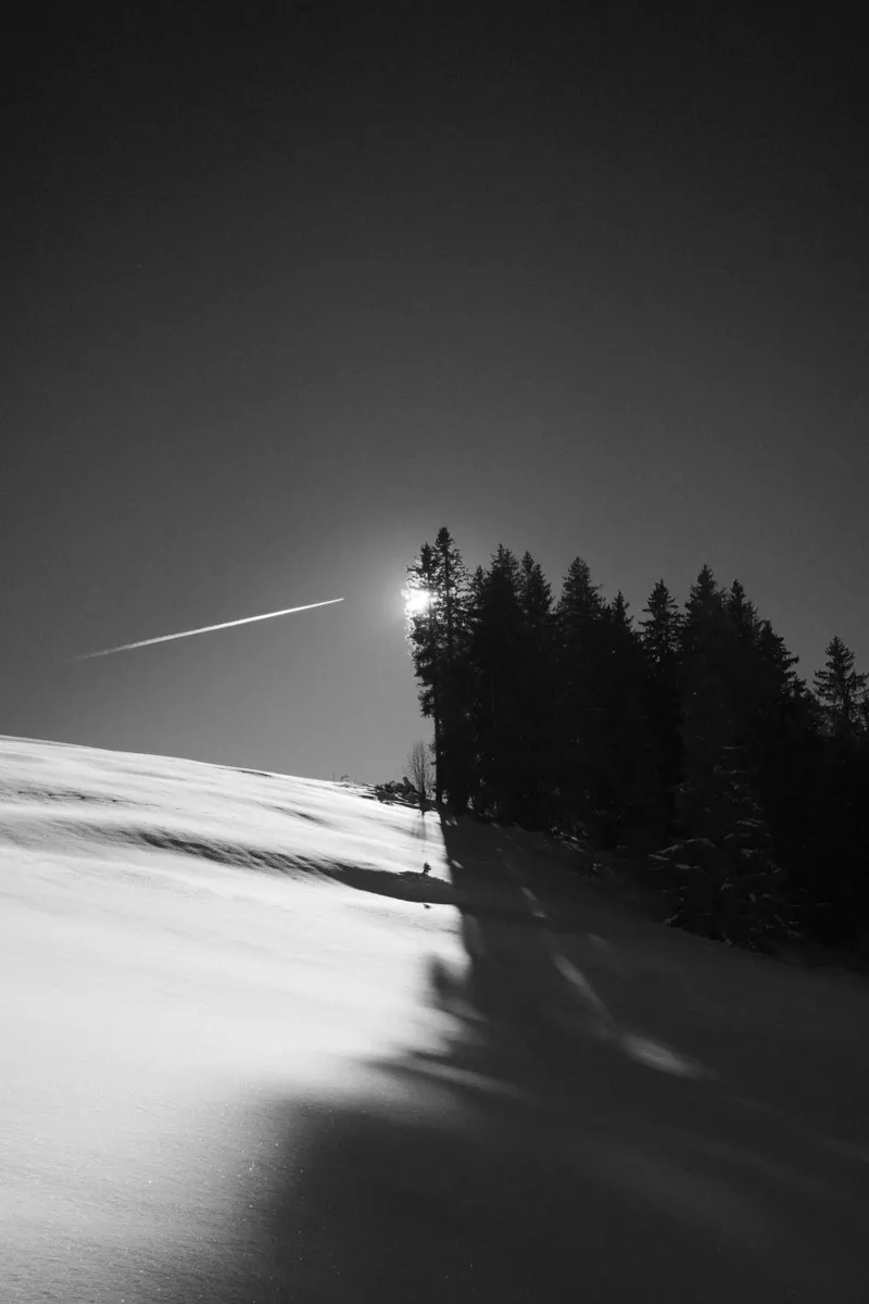 Winter Shadows alluminio dibond da FujiSwiss