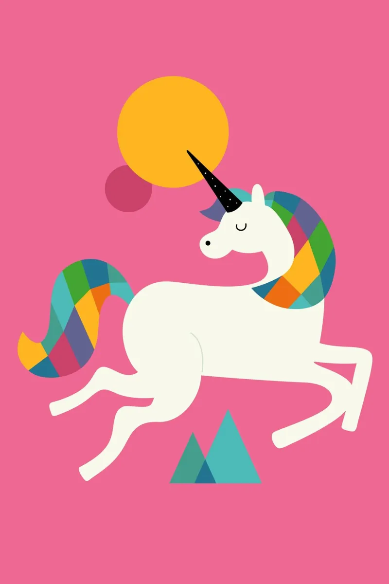Être une licorne toile de Andy Westface