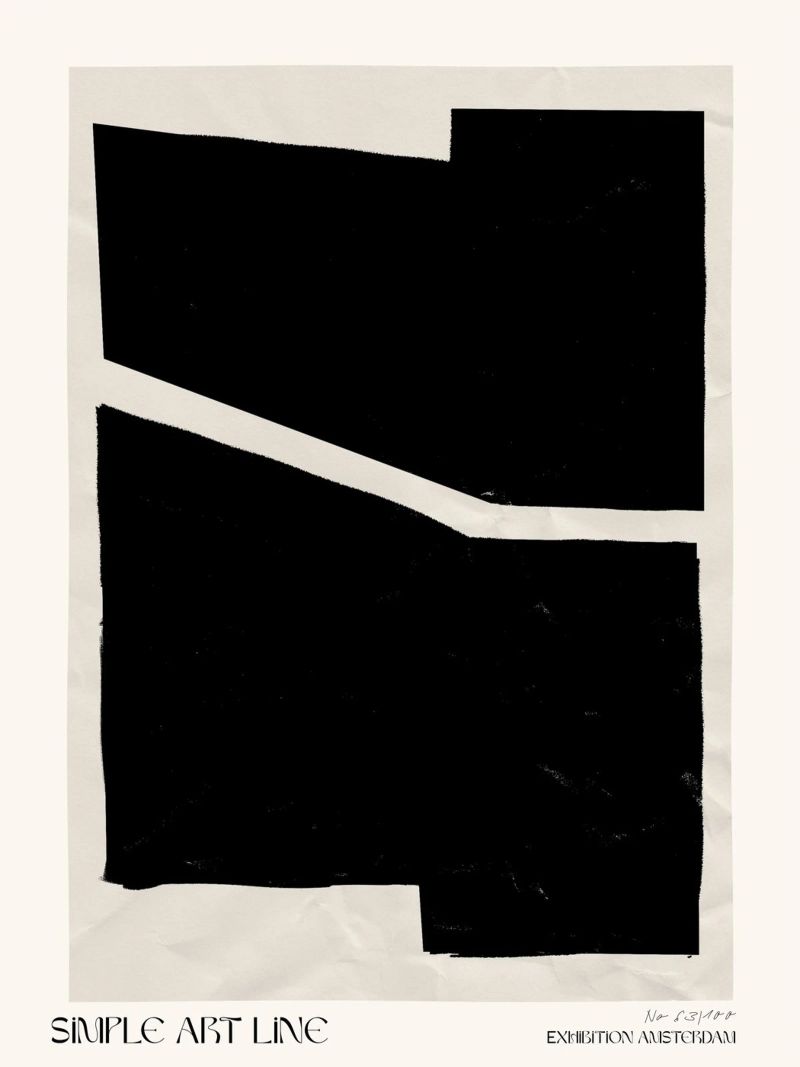Simple Art Line No 55 tela da treechild
