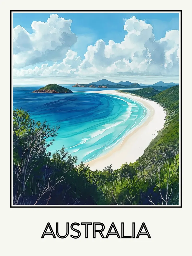 Australiano poster da Frame the World