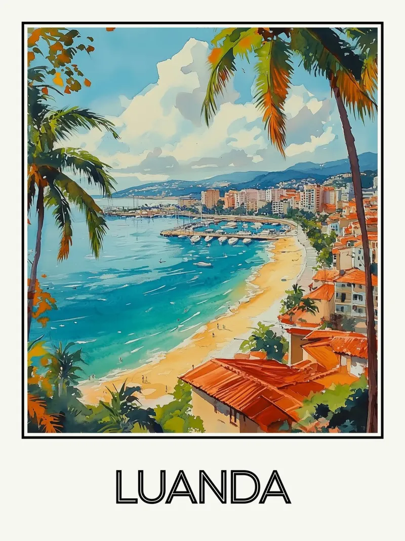 Luanda poster da Frame the World