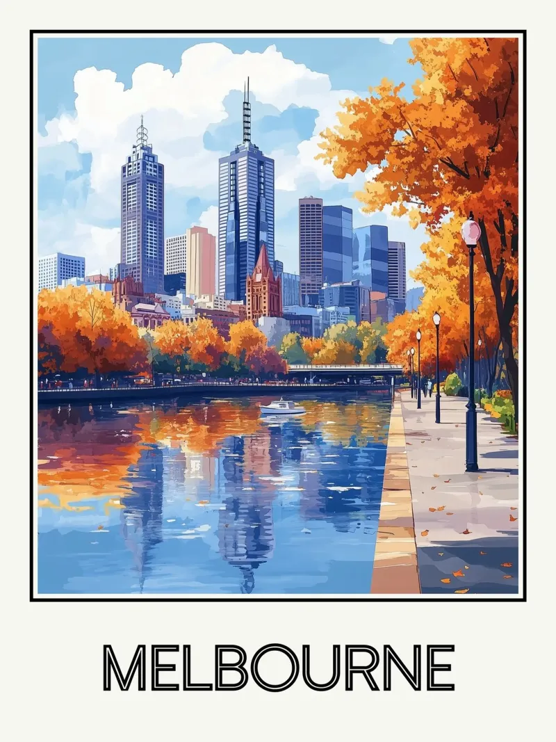 Melbourne hahnemühle by Frame the World
